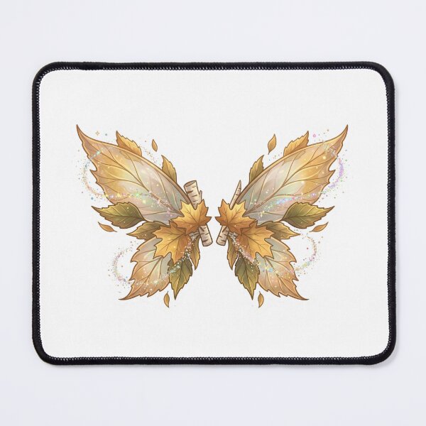 Item preview, Autumn Leaf Fairy Wings Golden Fall Foliage Magic Art designed and sold by Mellow Doodle Co..