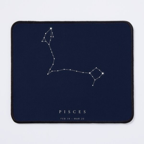Item preview, Pisces Constellation Line Art | Minimalist Zodiac Star Map Poster | Astrology Wall Art designed and sold by FixationStudio.