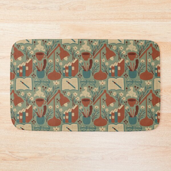 Item preview, Cosy Bookworm Reading Pattern with Books Coffee and Reading Glasses designed and sold by Kozee.