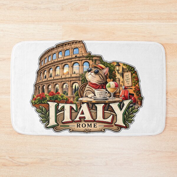 Item preview, Colosseum Cat – Italy Travel Adventure designed and sold by TOMSZE.