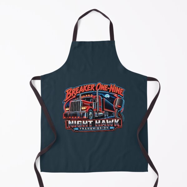 Item preview, Breaker One-Nine | Night Hawk | Neon CB Radio Semi Truck Art designed and sold by NomadForge.