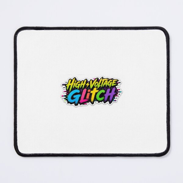 Item preview, High-Voltage Glitch Sticker designed and sold by UmarCreates.