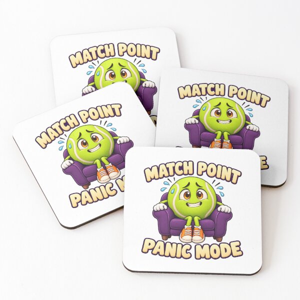Item preview, Match Point Panic Mode — Tennis Fan Humor designed and sold by SAS-Designer.