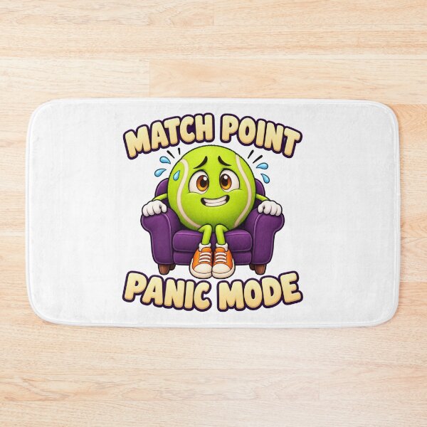 Item preview, Match Point Panic Mode — Tennis Fan Humor designed and sold by SAS-Designer.
