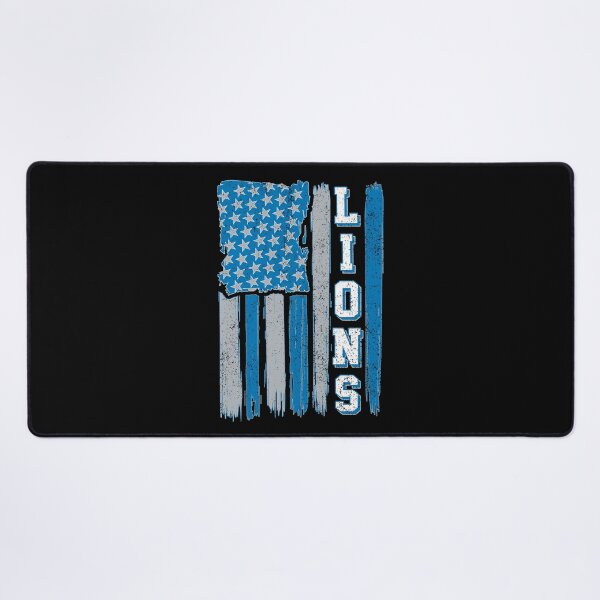 Item preview, Vintage Lions US Flag Distressed Football Sports Fan Team Spirit designed and sold by RockTheFeal.
