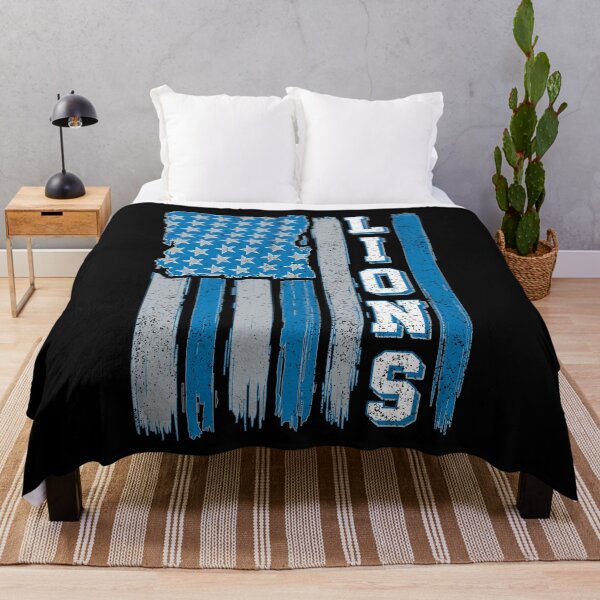 Item preview, Vintage Lions US Flag Distressed Football Sports Fan Team Spirit designed and sold by RockTheFeal.