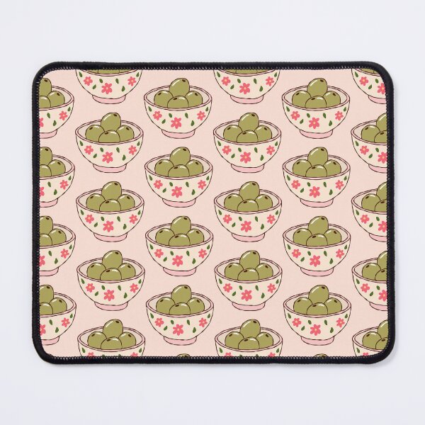 Item preview, Cute Floral Bowl of Olives – Mediterranean Foodie Art designed and sold by The Inspo Edit.