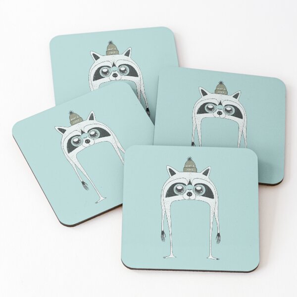 Item preview, Long Legged Raccoon – Weird Creature Humor designed and sold by Studio Bootleg.