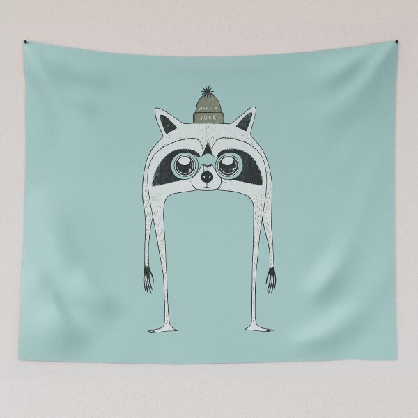 Item preview, Long Legged Raccoon – Weird Creature Humor designed and sold by Studio Bootleg.