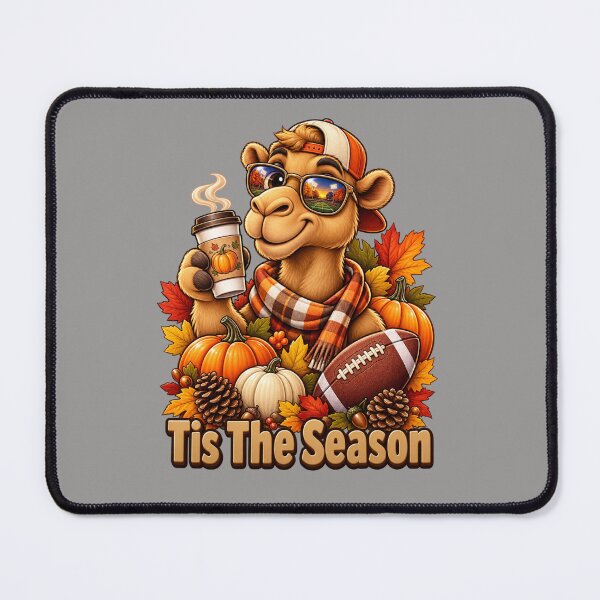 Item preview, Cozy Autumn Camel With Pumpkin Spice And Football Design Animal Lover Animal Gift - Cool Halloween Animal Graphic Camel T-Shirt designed and sold by Camel & Quirk.