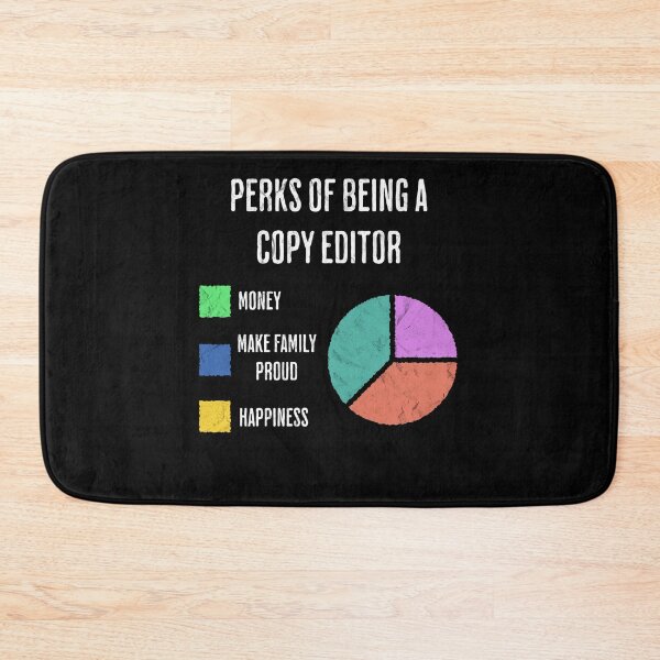 Item preview, Perks of Being a Copy Editor Job Funny Chart designed and sold by d247.