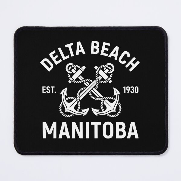 Item preview, Delta Beach Manitoba Vintage Nautical Anchor Design Funny Quote designed and sold by w66aboo.