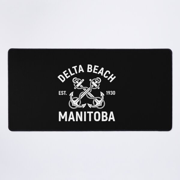 Item preview, Delta Beach Manitoba Vintage Nautical Anchor Design Funny Quote designed and sold by w66aboo.