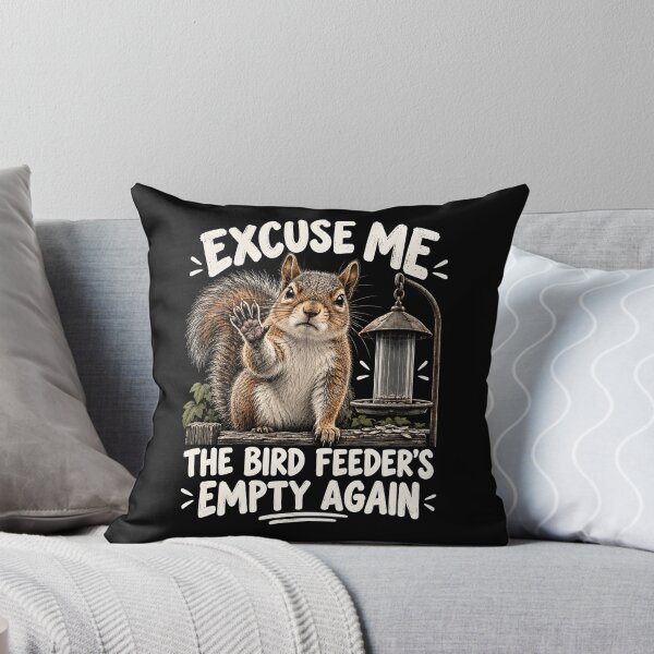Item preview, Excuse Me, Bird Feeder's Empty Again designed and sold by a-turner-paint.