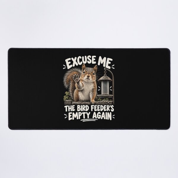 Item preview, Excuse Me, Bird Feeder's Empty Again designed and sold by a-turner-paint.