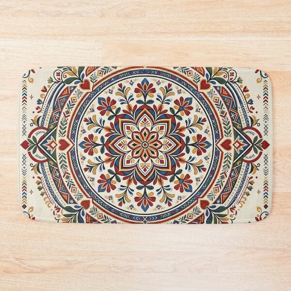 Item preview, European Heritage Floral Ornament designed and sold by BrainCurves.
