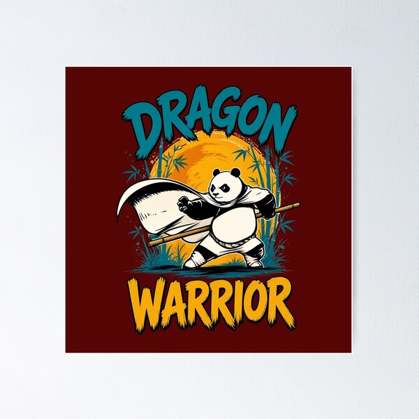 Item preview, Dragon Warrior Panda designed and sold by songnui12.