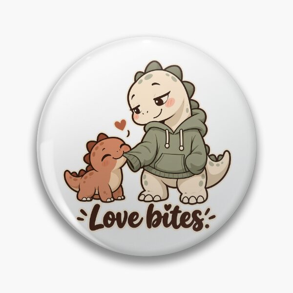 Item preview, Cute Dinosaur Couple Love designed and sold by Day Dreamer.