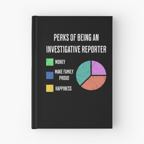 Item preview, Investigative Reporter Job Perks Funny Pie Chart designed and sold by d247.