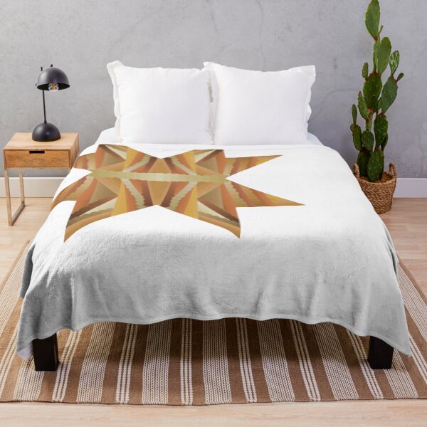 Item preview, Earth tone Kaleidoscope Star - Abstract Design  designed and sold by JayMakesTiktok.