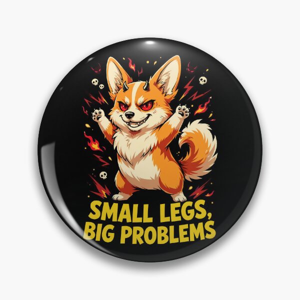 Item preview, Cute Corgi Hellhound With Tiny Legs And Huge Problems designed and sold by Tong4130.