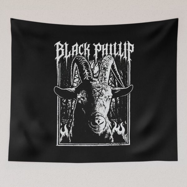 Item preview, Blacks Phillips Goat Pentagrams Horror Gothic  designed and sold by TinaFangcao.
