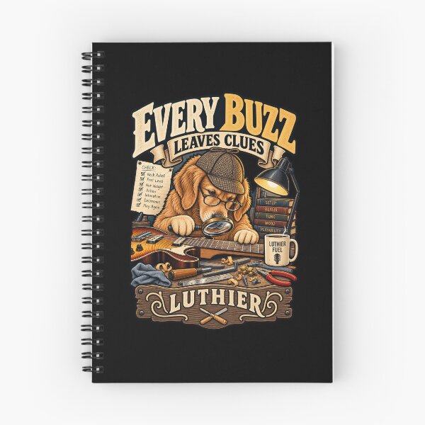 Item preview, Every Buzz Leaves Clues - Funny Luthier Guitar Repair Gift designed and sold by Ridaelb.