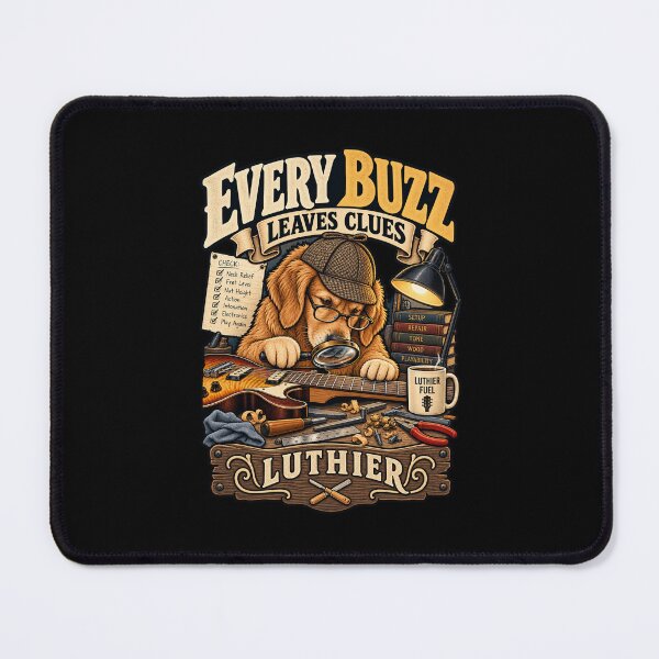Item preview, Every Buzz Leaves Clues - Funny Luthier Guitar Repair Gift designed and sold by Ridaelb.