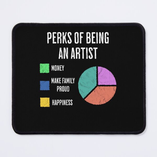 Item preview, Artist Job Perks Pie Chart Funny Creative Life designed and sold by d247.