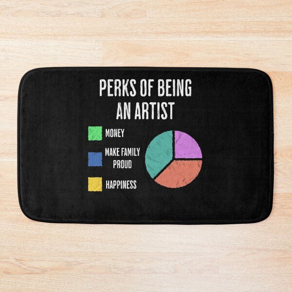 Item preview, Artist Job Perks Pie Chart Funny Creative Life designed and sold by d247.