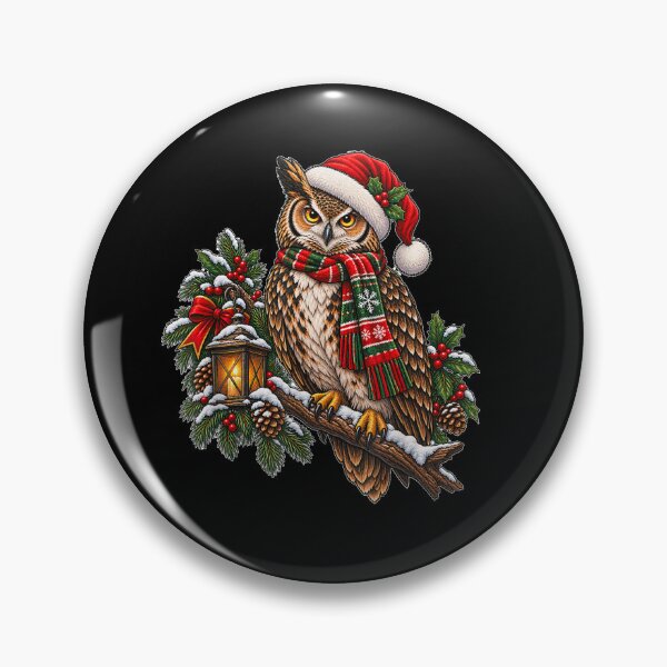Item preview, Owl Santa Hat Christmas Xmas designed and sold by StanaLuis.
