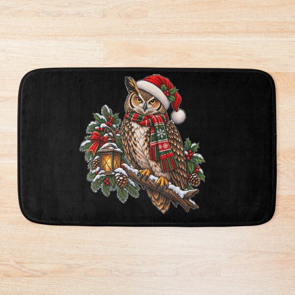 Item preview, Owl Santa Hat Christmas Xmas designed and sold by StanaLuis.