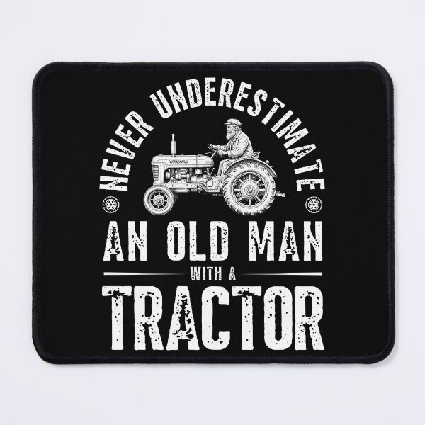 Item preview, Old Man Tractor Funny Vintage Style Farmer Grandpa Gift T-Shirt designed and sold by Teetreasure2.