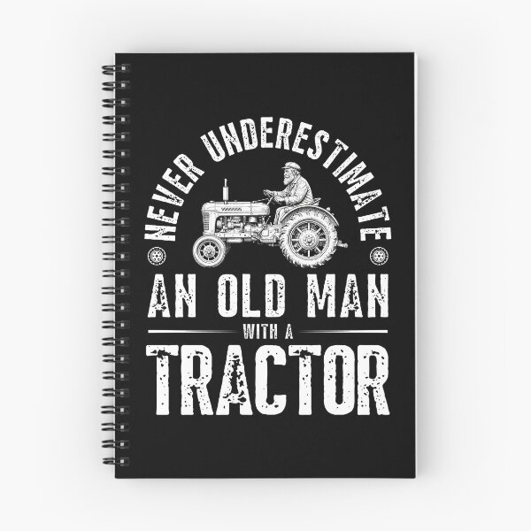 Item preview, Old Man Tractor Funny Vintage Style Farmer Grandpa Gift T-Shirt designed and sold by Teetreasure2.