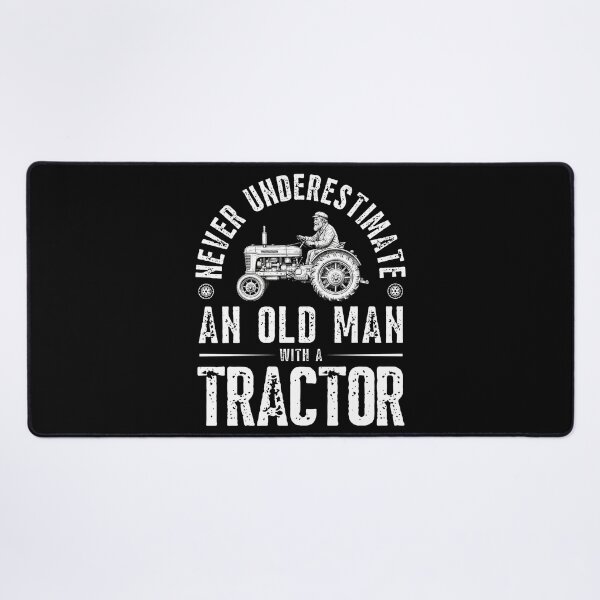 Item preview, Old Man Tractor Funny Vintage Style Farmer Grandpa Gift T-Shirt designed and sold by Teetreasure2.