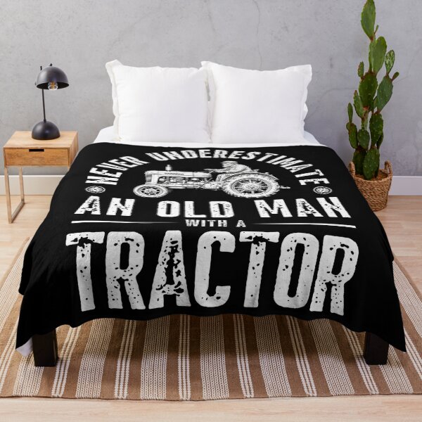 Item preview, Old Man Tractor Funny Vintage Style Farmer Grandpa Gift T-Shirt designed and sold by Teetreasure2.