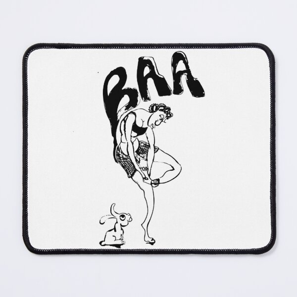 Item preview, Baaa Funny Retro Cartoon Sheep Rocker Art designed and sold by Offbeattwang.