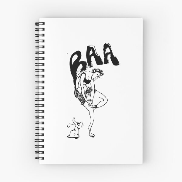 Item preview, Baaa Funny Retro Cartoon Sheep Rocker Art designed and sold by Offbeattwang.