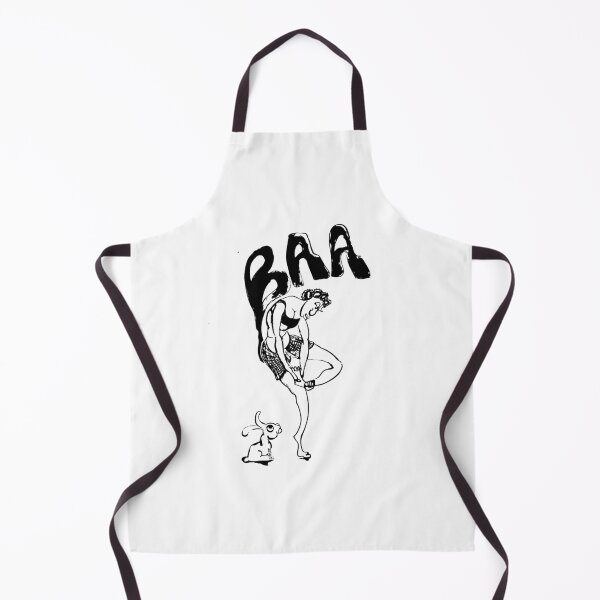 Item preview, Baaa Funny Retro Cartoon Sheep Rocker Art designed and sold by Offbeattwang.