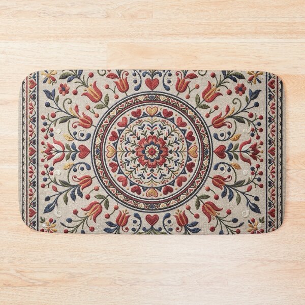 Item preview, European Heritage Botanical Ornament designed and sold by BrainCurves.