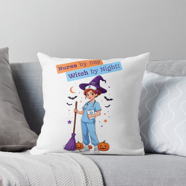 Item preview, Nurse by Day Witch by Night Halloween designed and sold by Zenith-Co.