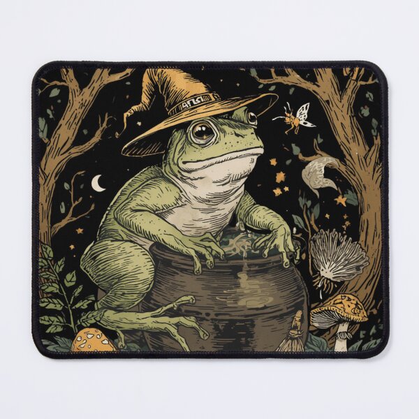 Item preview, Mushroom Forest Frog Witch designed and sold by ChicTrendz.