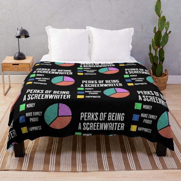 Item preview, Funny Screenwriter Job Perks Pie Chart Humor designed and sold by d247.