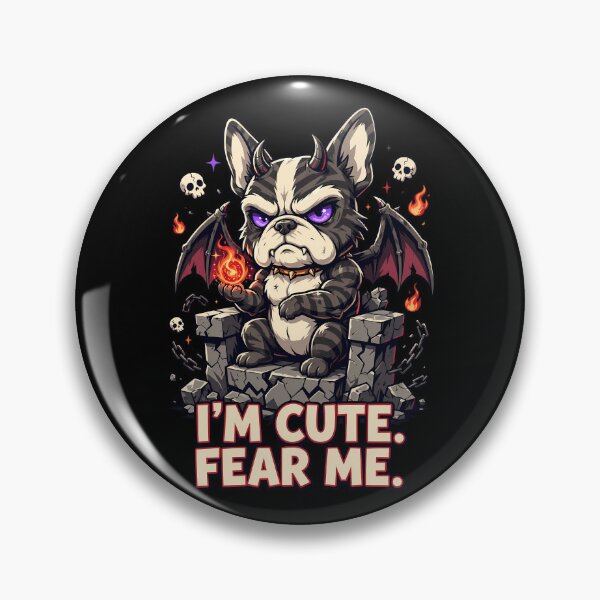 Item preview, French Bulldog Demon King Who Is Surprisingly Very Cute designed and sold by Tong4130.
