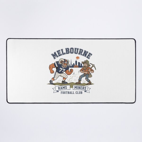 Item preview, Melbourne Rams vs Miners — Aussie Football Showdown designed and sold by Designart68.