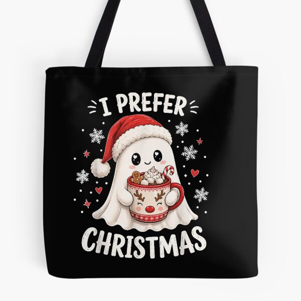 Item preview, I Prefer Christmas Funny Ghost Halloween Cute  designed and sold by StanaLuis.