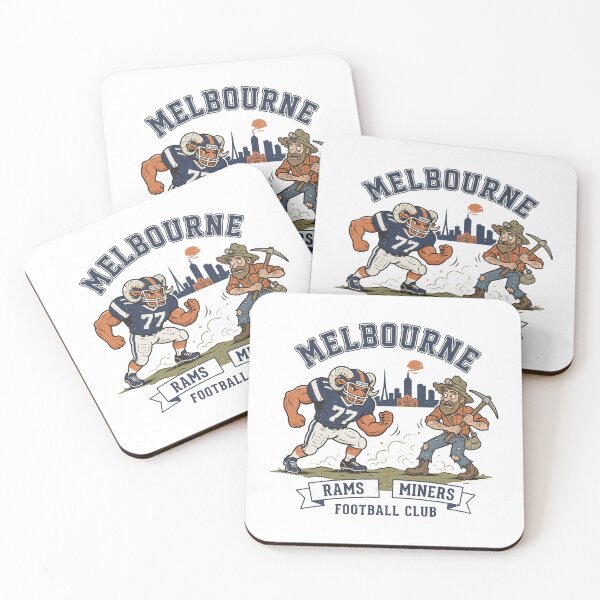 Item preview, Melbourne Rams vs Miners — Aussie Football Showdown designed and sold by Designart68.