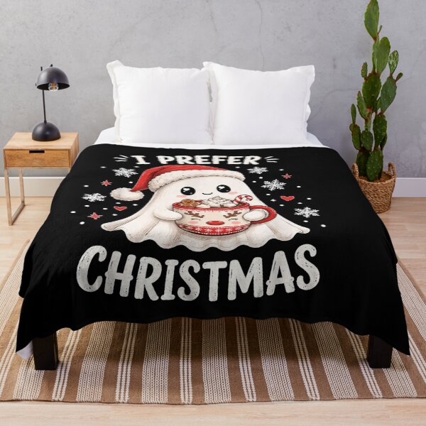 Item preview, I Prefer Christmas Funny Ghost Halloween Cute designed and sold by StanaLuis.