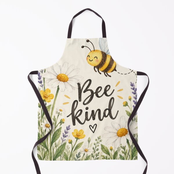 Item preview, Bee Kind Floral Positive Quote designed and sold by Willow Sky.