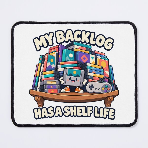 Item preview, My Backlog Has a Shelf Life Game Collector designed and sold by SAS-Designer.